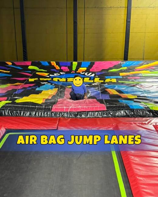 Air bag jump lanes